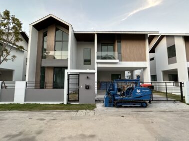 ตอกเสาเข็มไมโครไพล์ค่อเติม