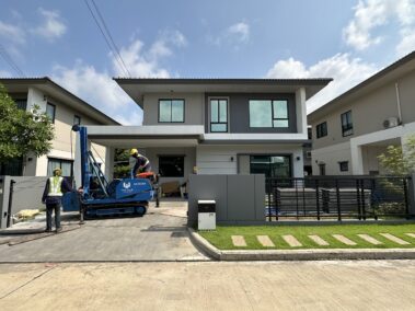 ตอกเสาเข็มไมโครไพล์ค่อเติม